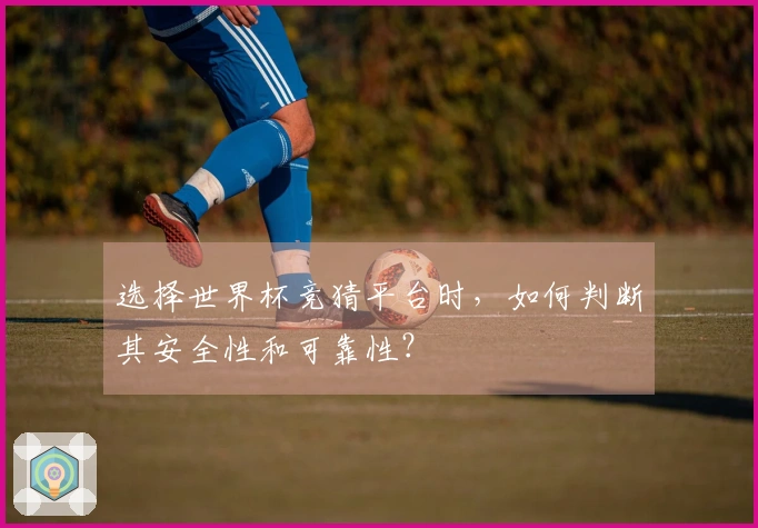 选择世界杯竞猜平台时，如何判断其安全性和可靠性？