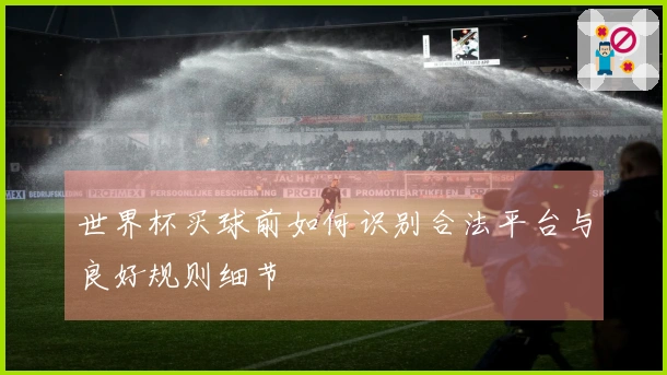 世界杯买球前如何识别合法平台与良好规则细节